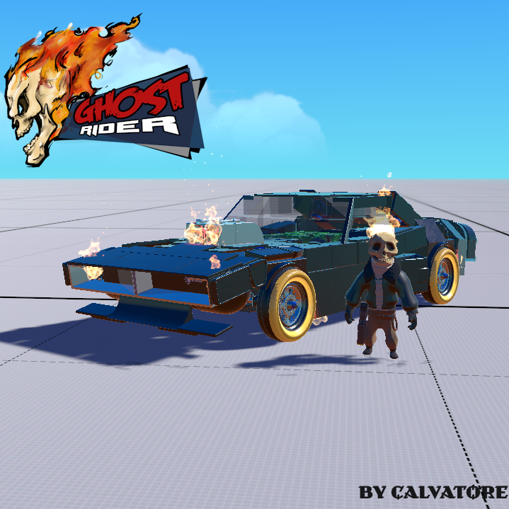 Ghost rider's Dodge Charger