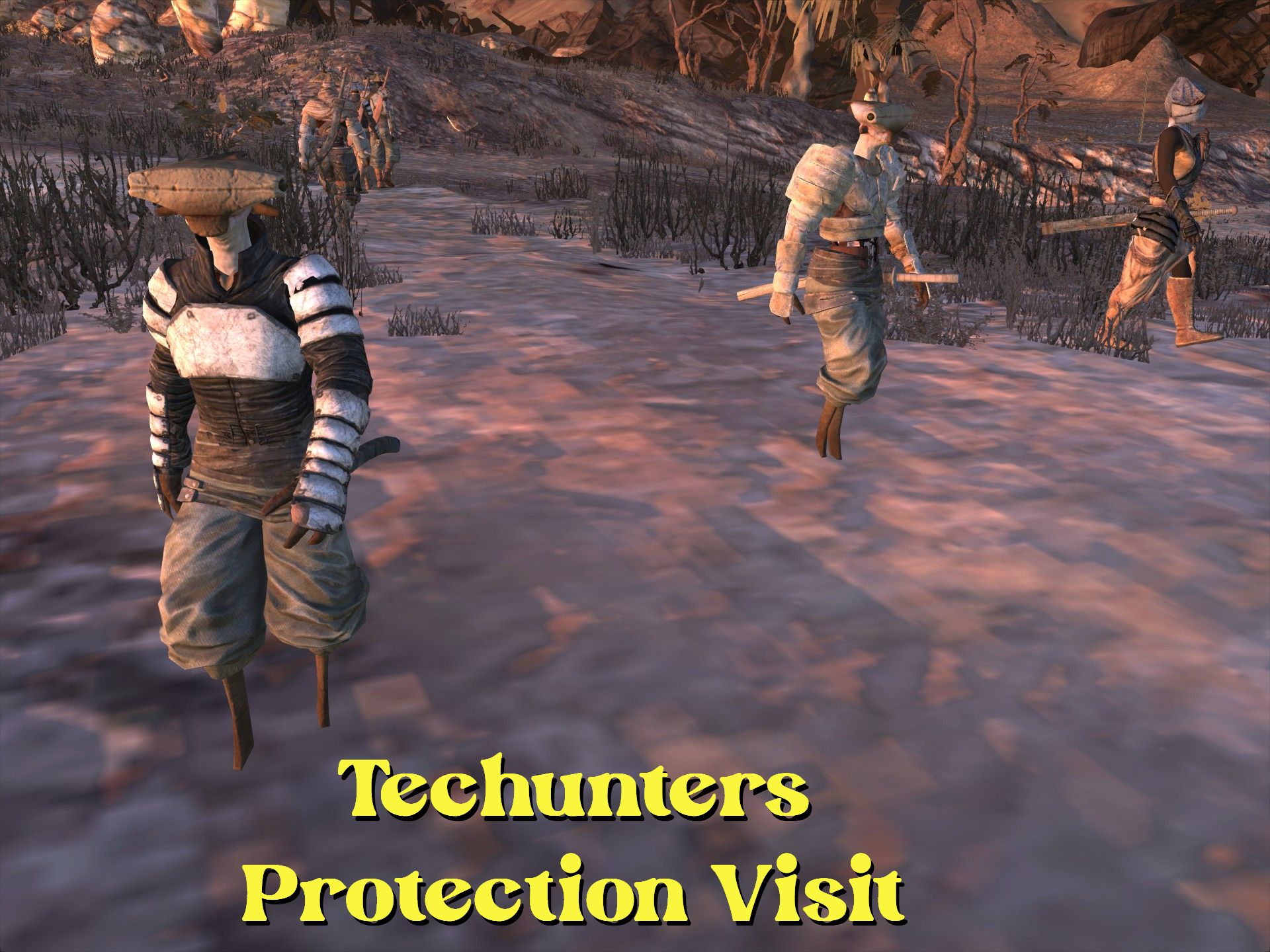 Techunters protection visit