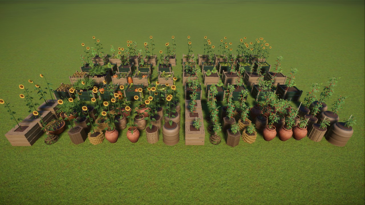 Conservation potted plant pack