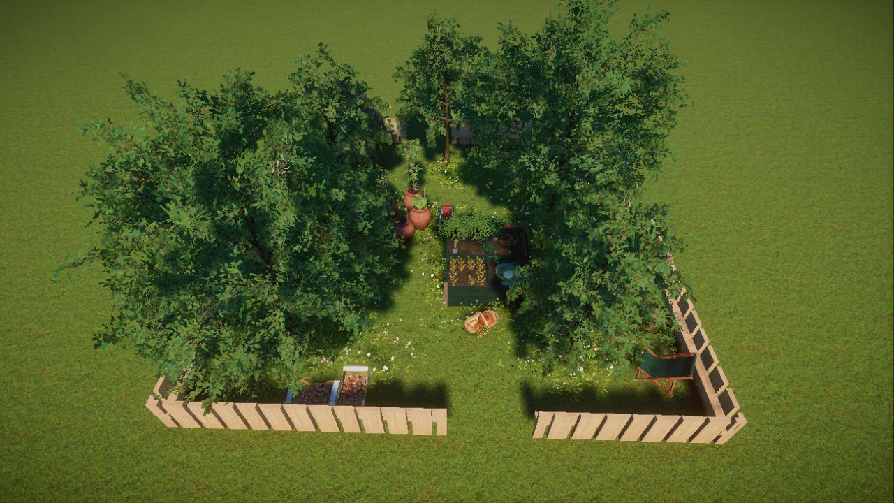 Conservation scenary - natural garden