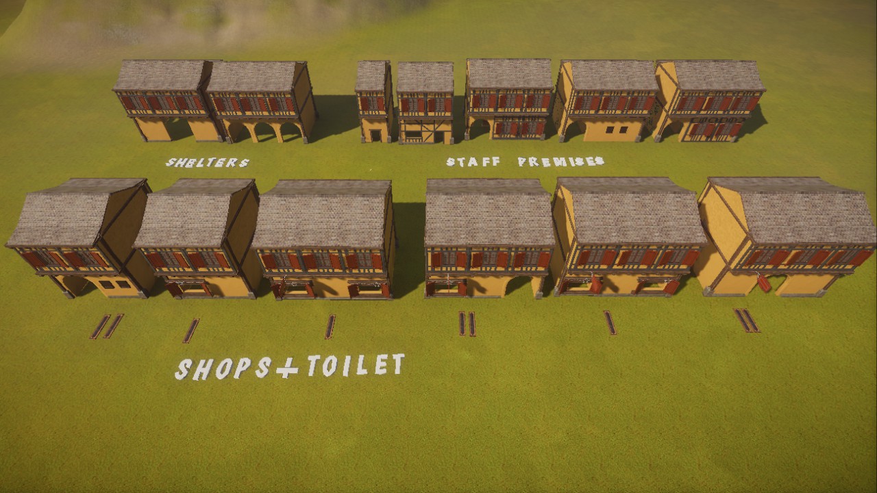 European building pack 1/2 (half-timbered)
