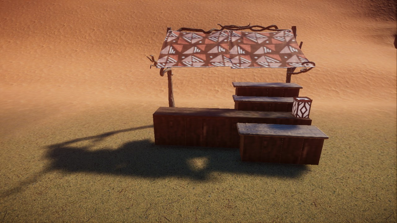 African stall - empty shop 1