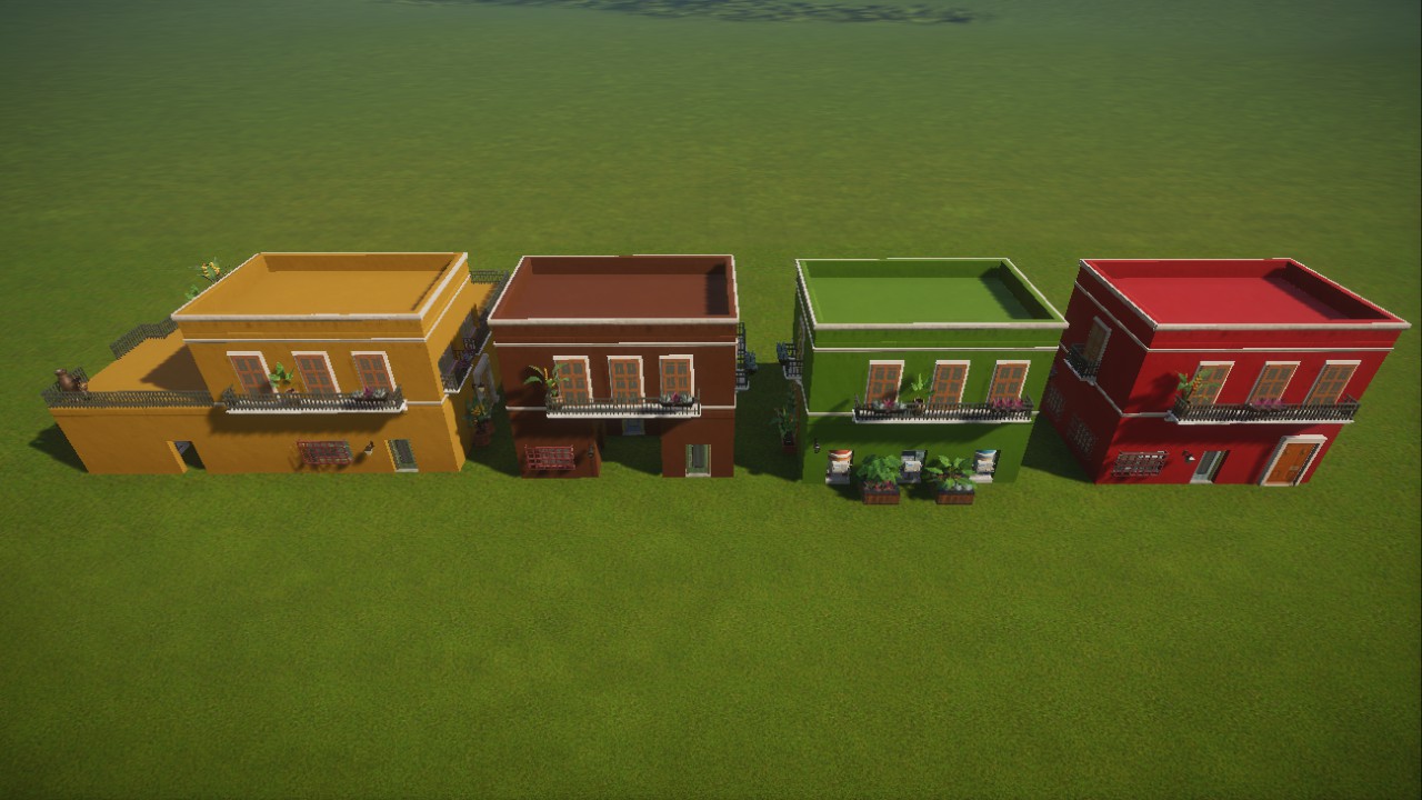 Colonial building pack - staff premises and utilities