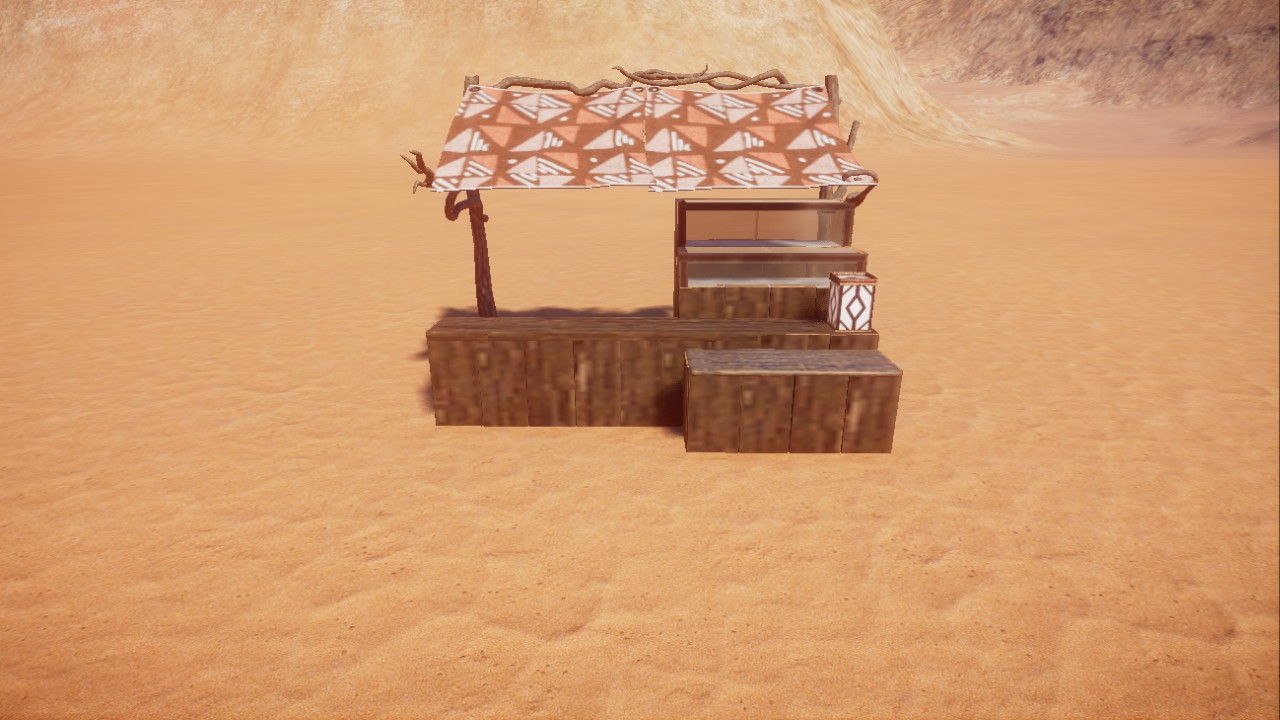 African stall - empty shop 2
