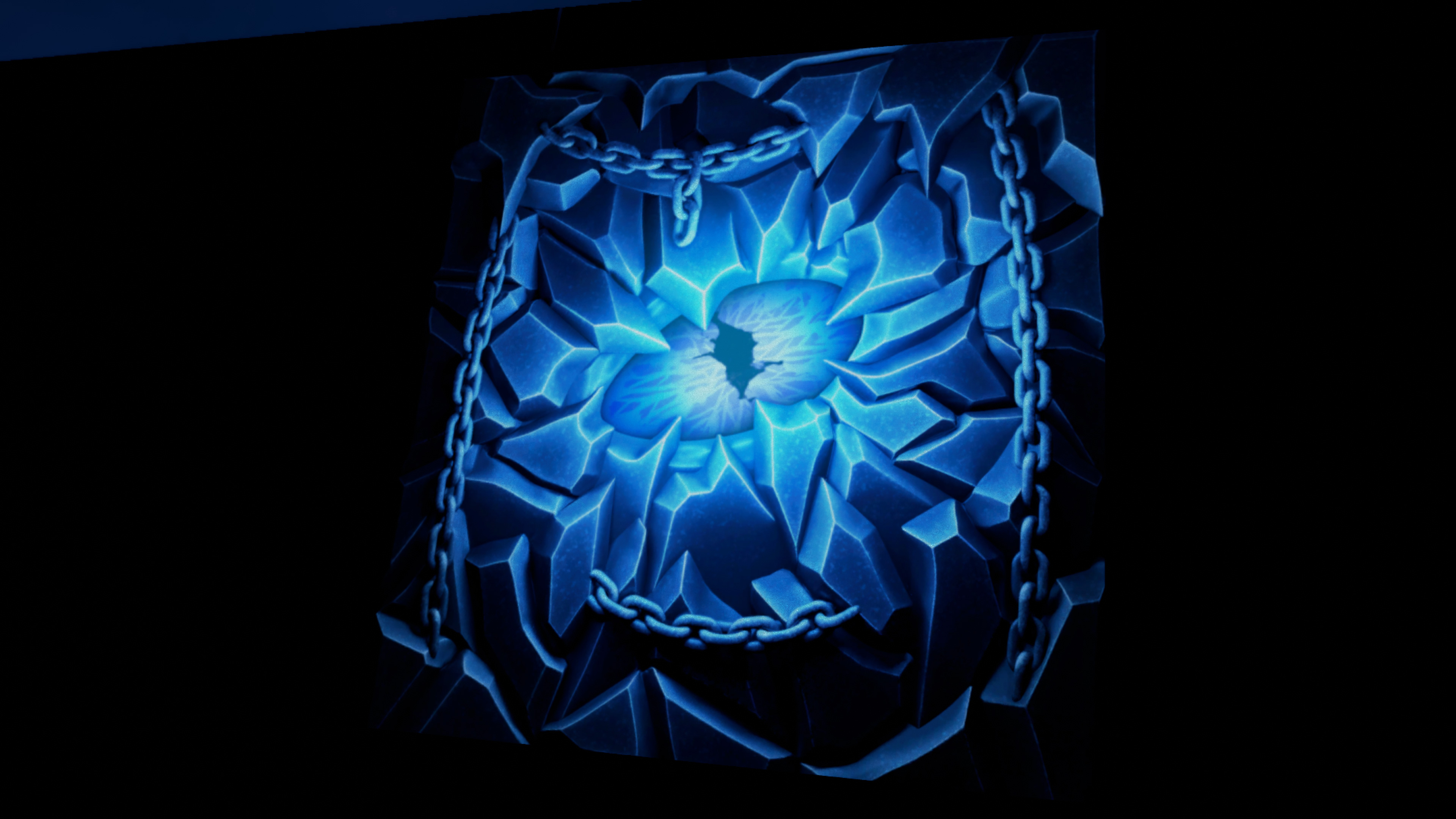 Ice Eye Garage Door