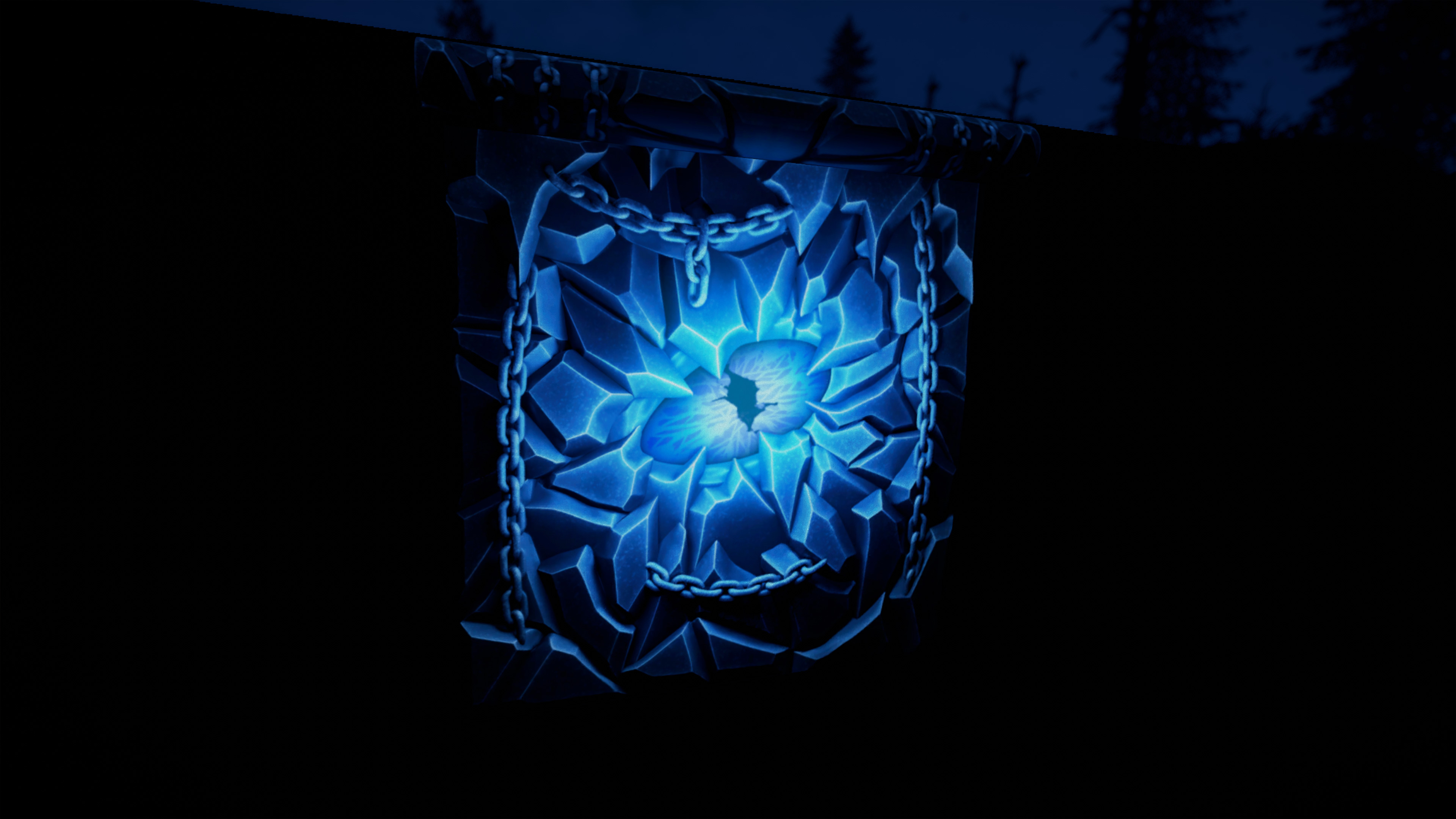 Ice Eye Garage Door