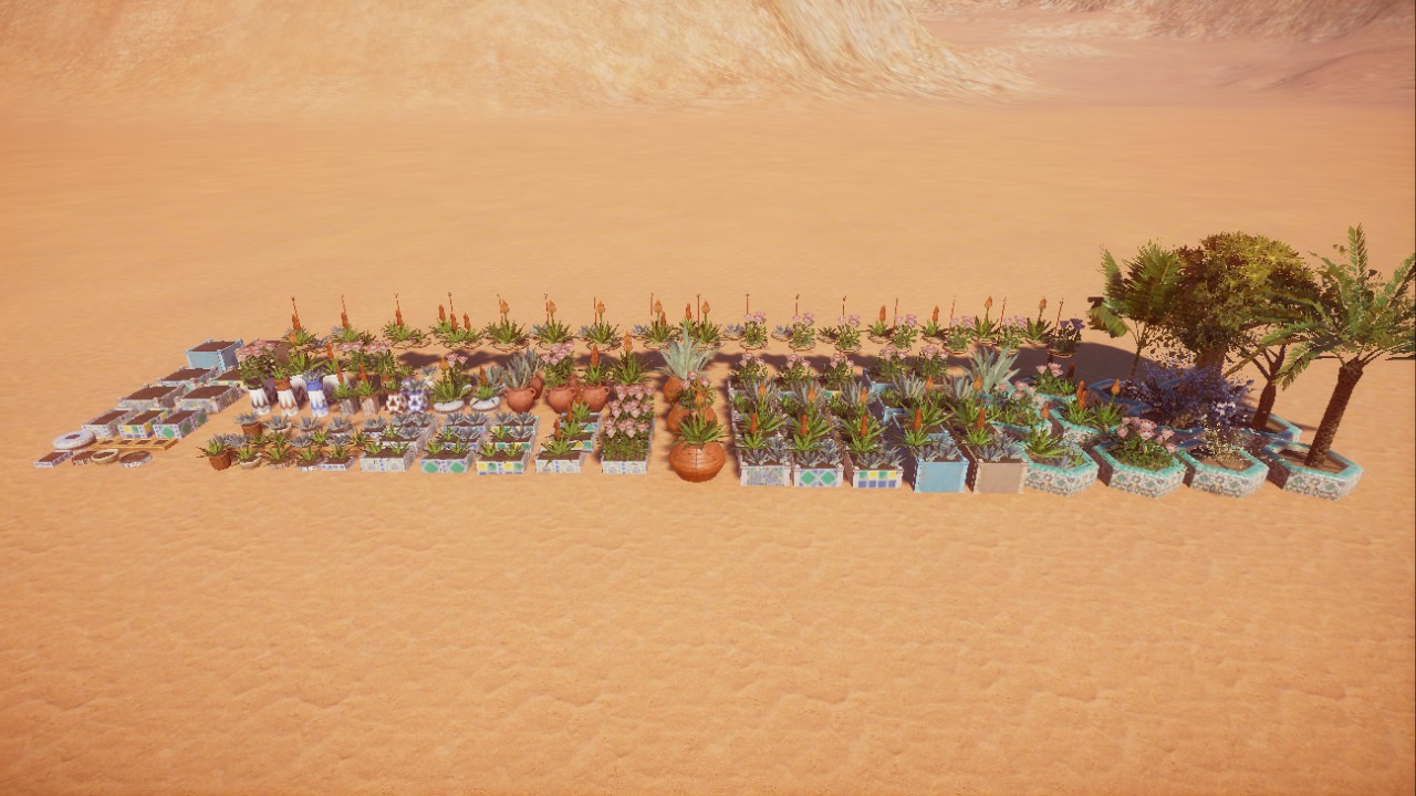 Potted plant pack - North Africa