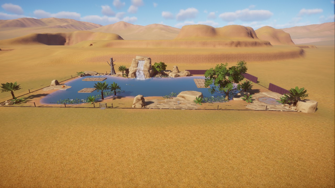Aquatic saltwater crocodile habitat