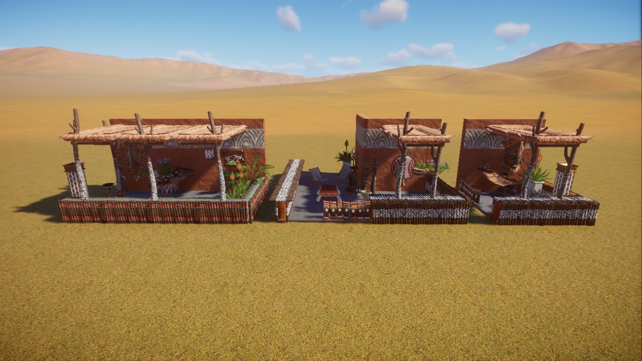 African resting area scene pack