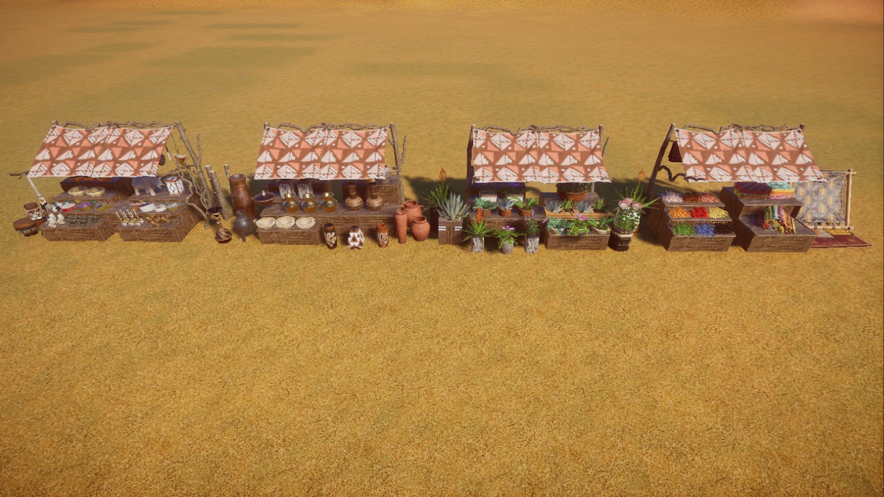 African market scene
