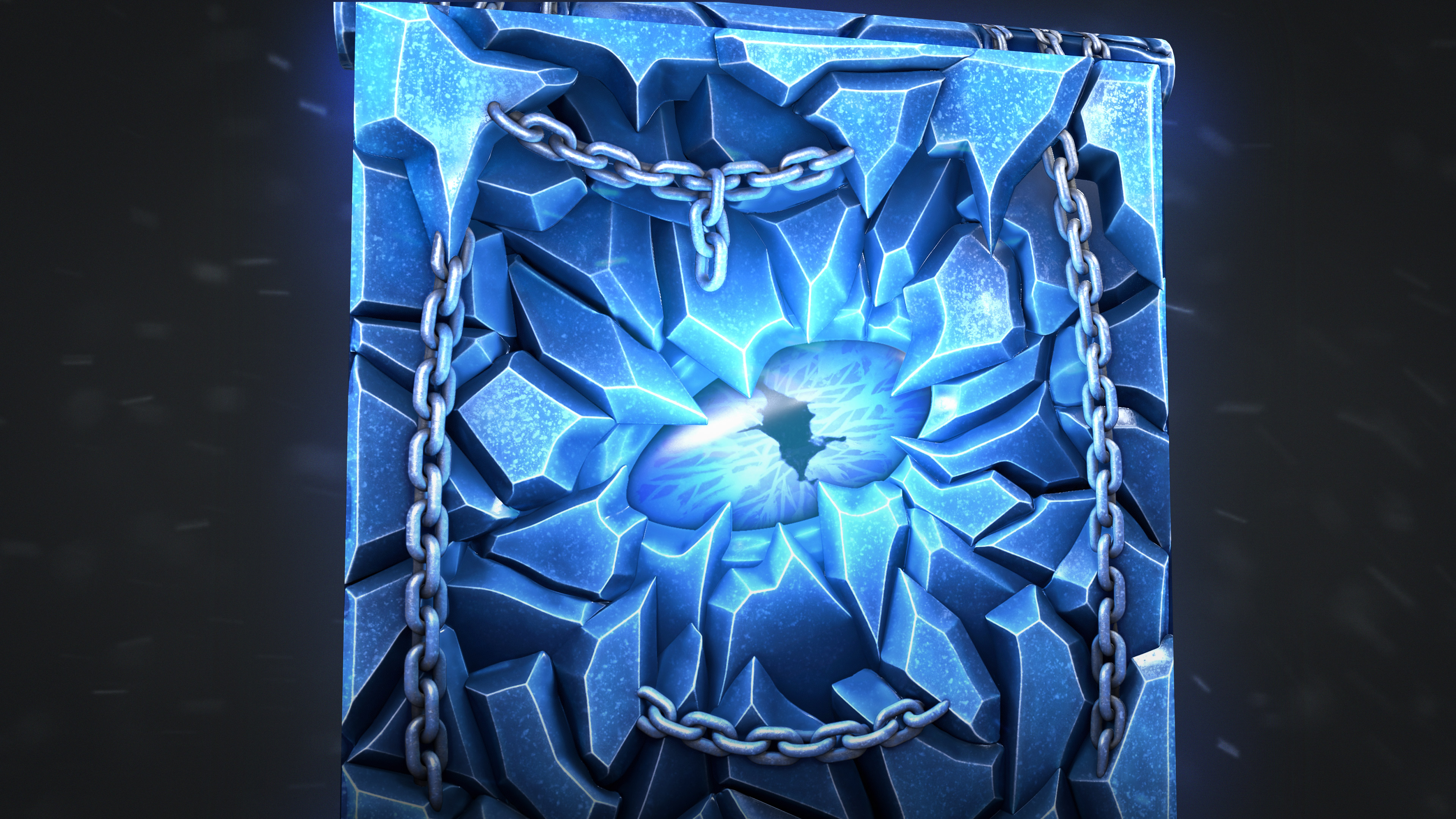 Ice Eye Garage Door
