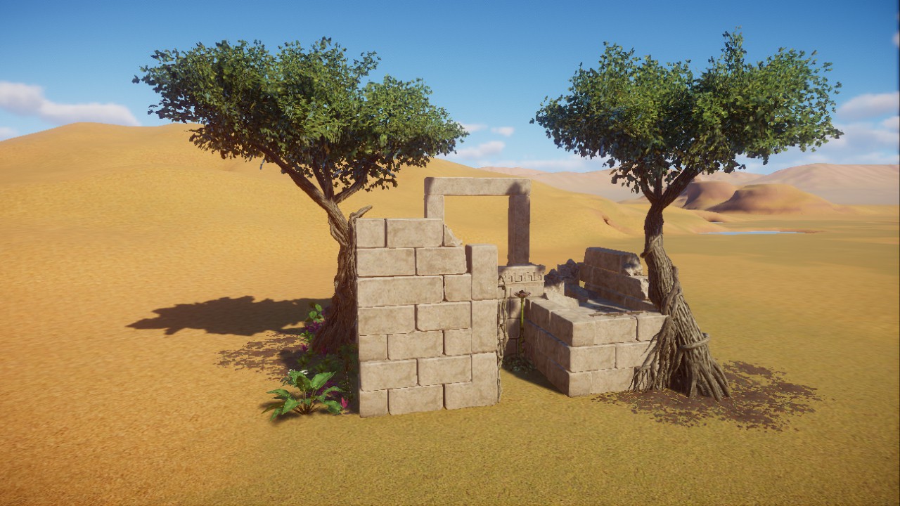 South America toilet ruins
