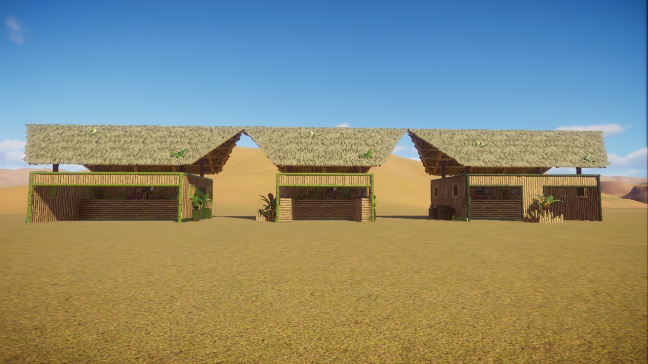 South american shelter for talk seating