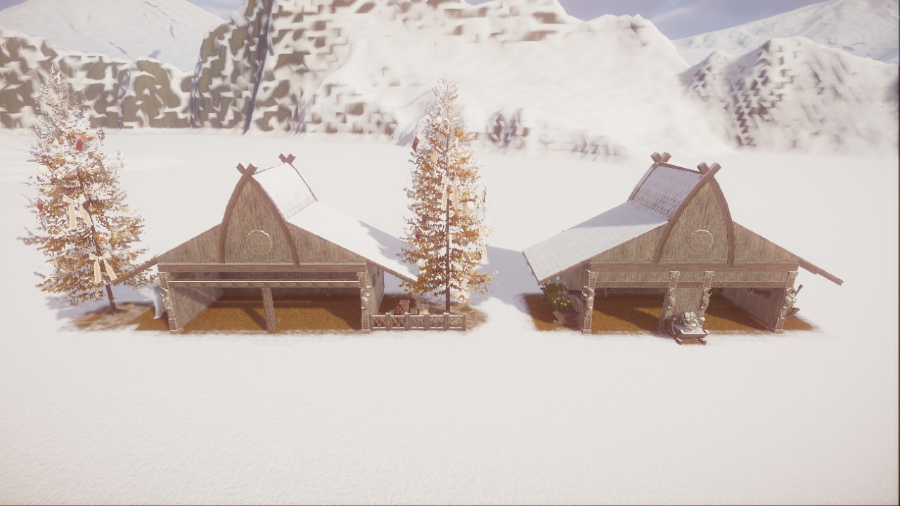 Arctic shelter for talk seating