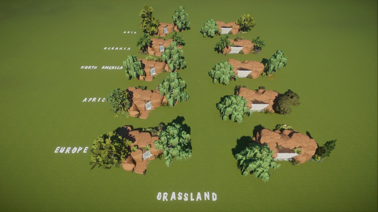 Natural waterfall pack - Grassland (DLC needed)