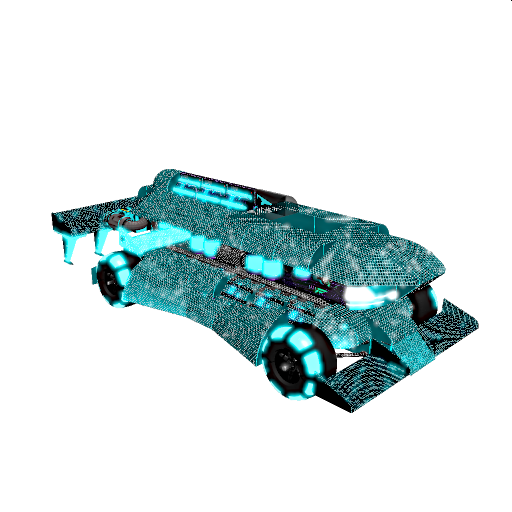 Iced Out Neon Aquamarine