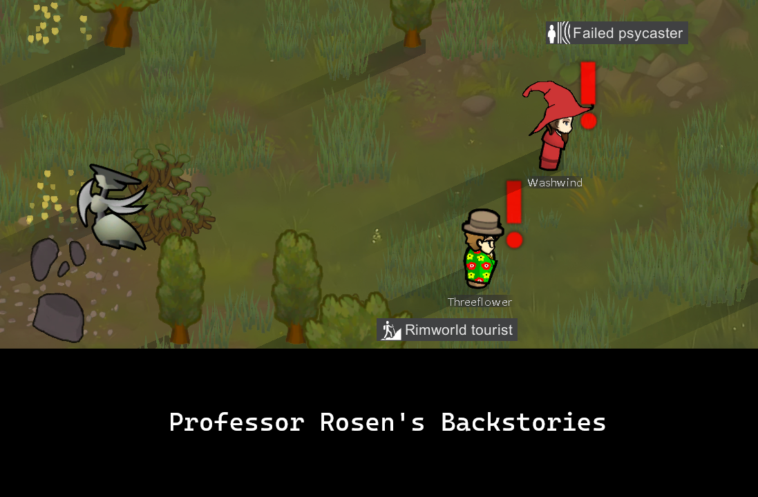 Professor Rosen's Backstories