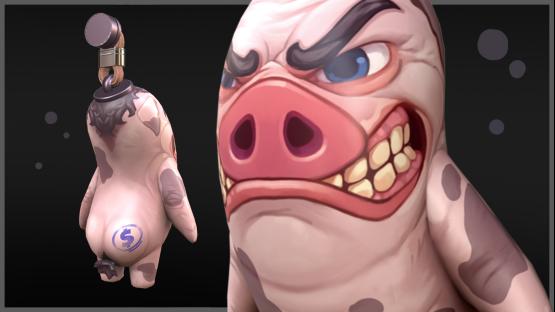 NASTY PIGGY CHARM