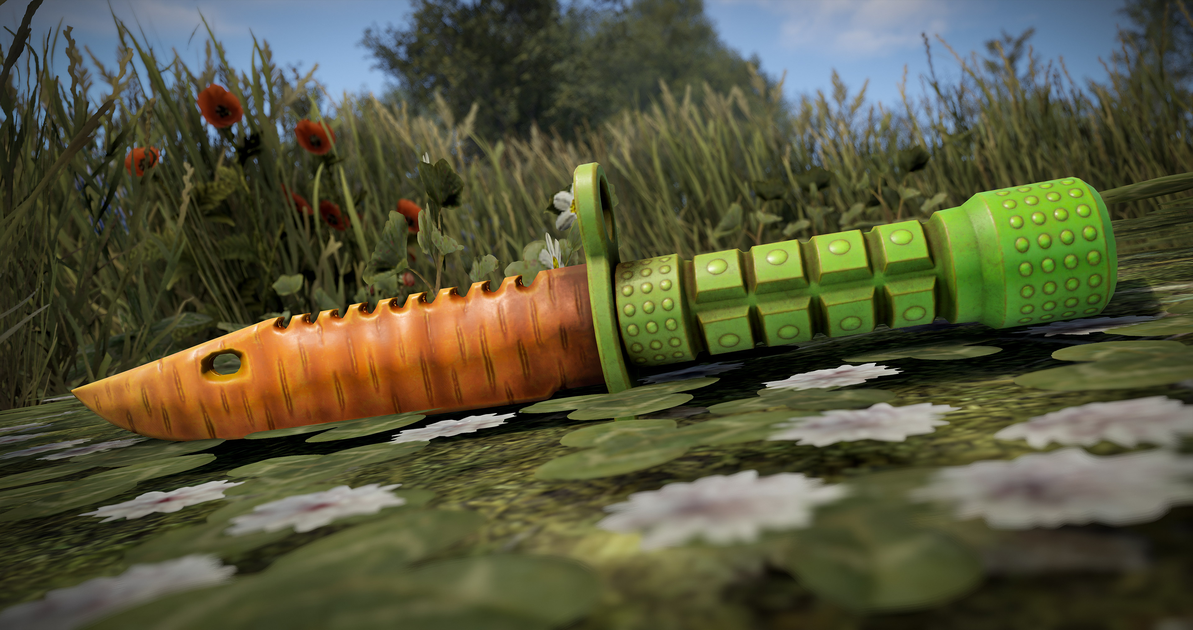 Carrot Combat Knife thumbnail 7