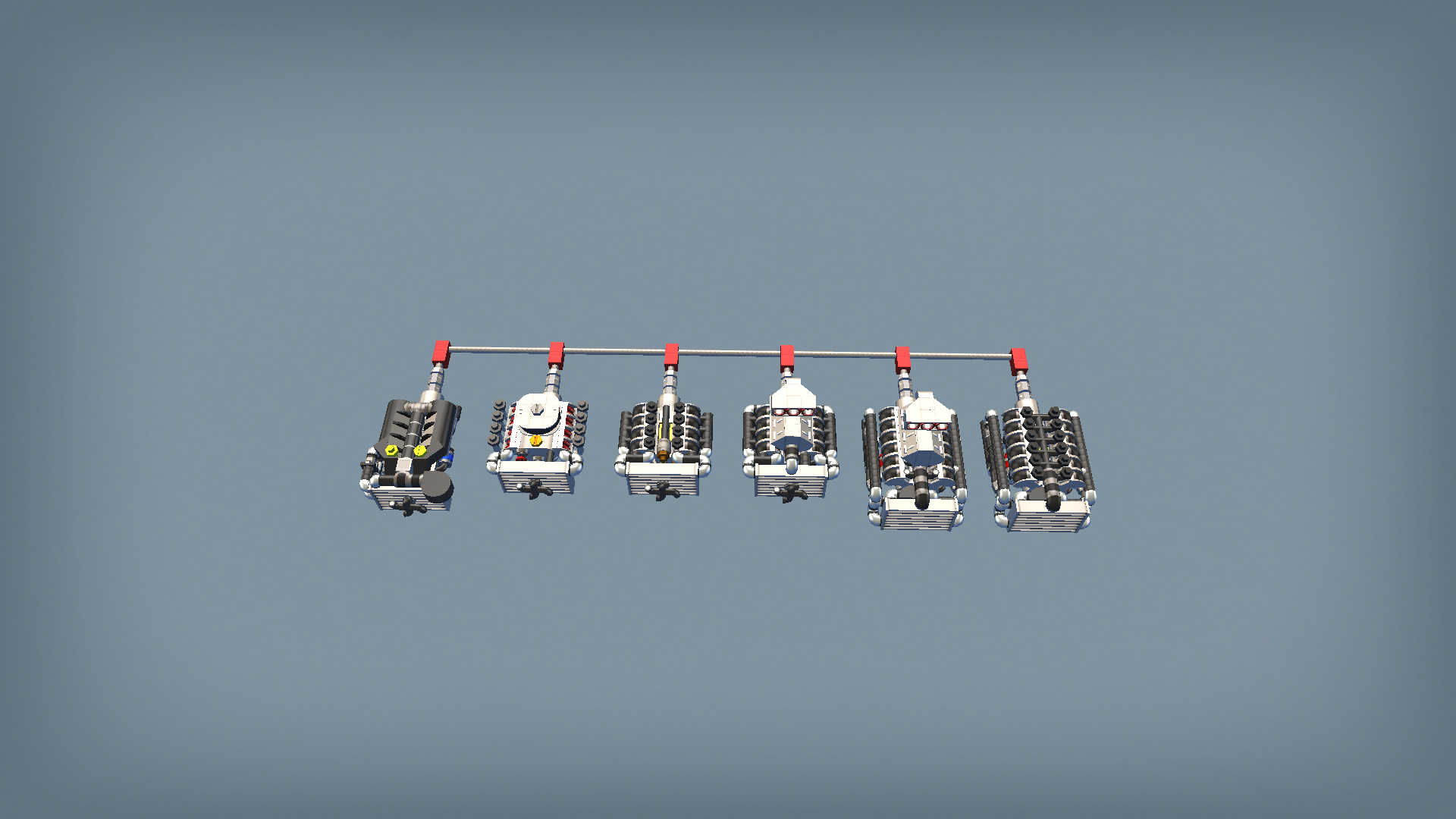 V12 And V8 Engine