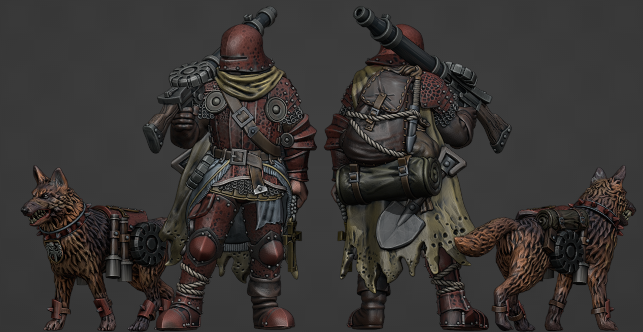 Trench Crusade models WIP