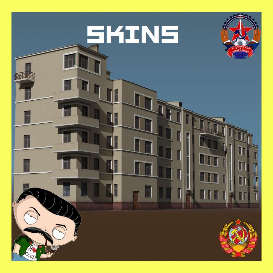 Skins for 1920s Worker apartments