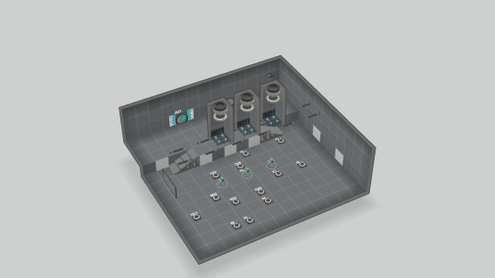 Wheatley's over-complicated lazer room