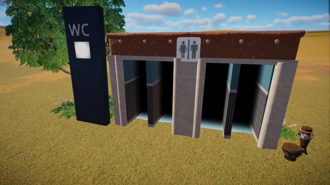 Modern afrikanisches WC preview