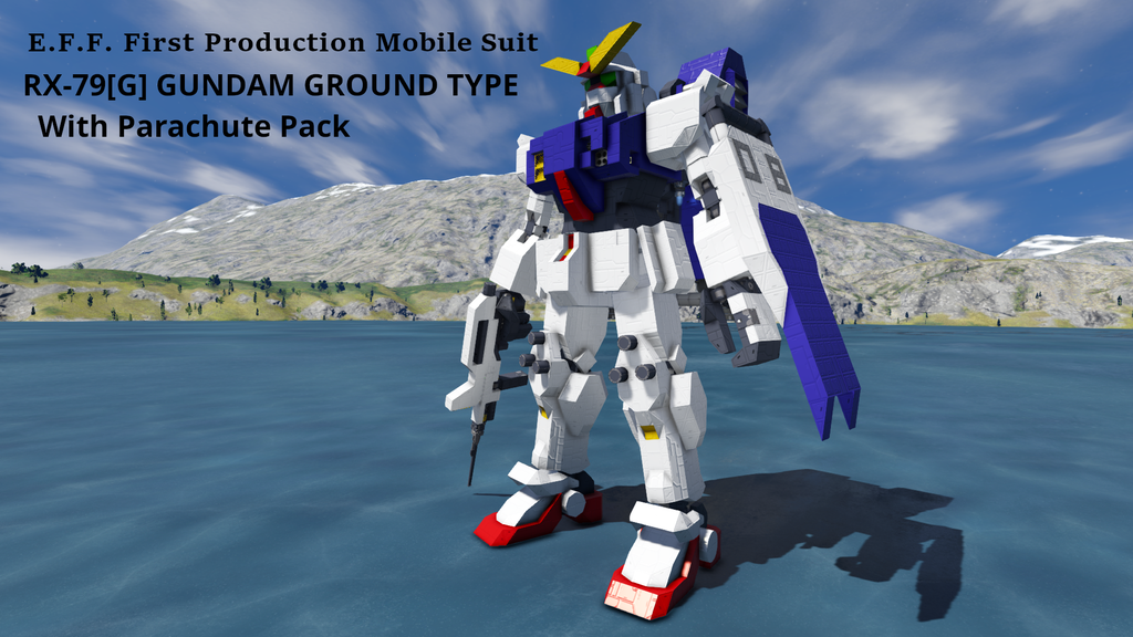 RX-79[G] GUNDAM GROUND TYPE with Parachute Pack