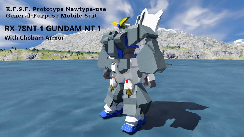 RX-78NT-1FA GUNDAM NT-1 ALEX with CHOBAM