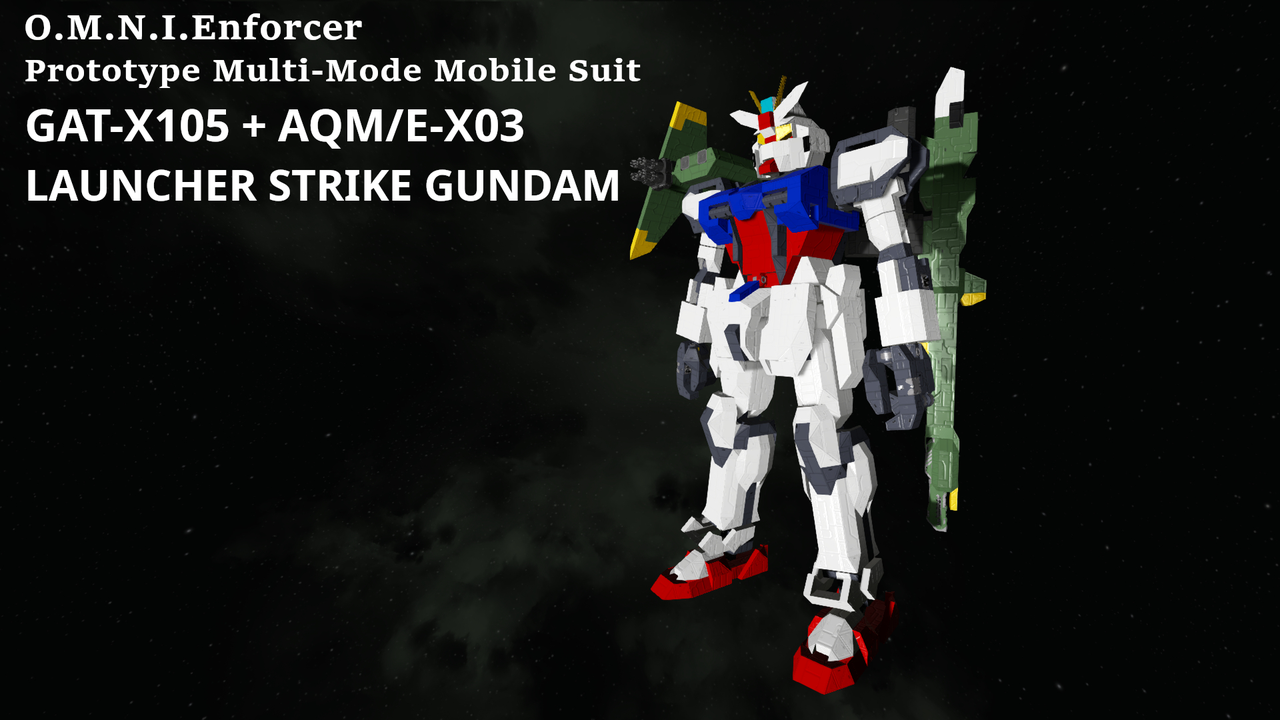 GAT-X105+AQME-X03 LAUNCHER STRIKE