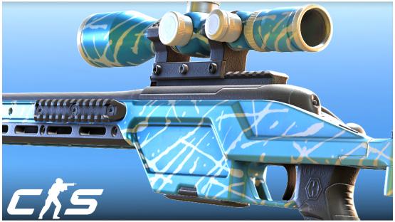HEX - SSG08  BLUE