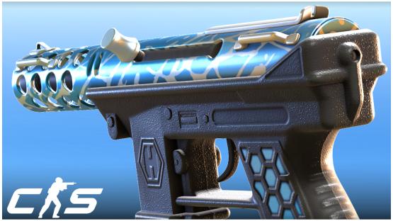 HEX - TEC9 BLUE