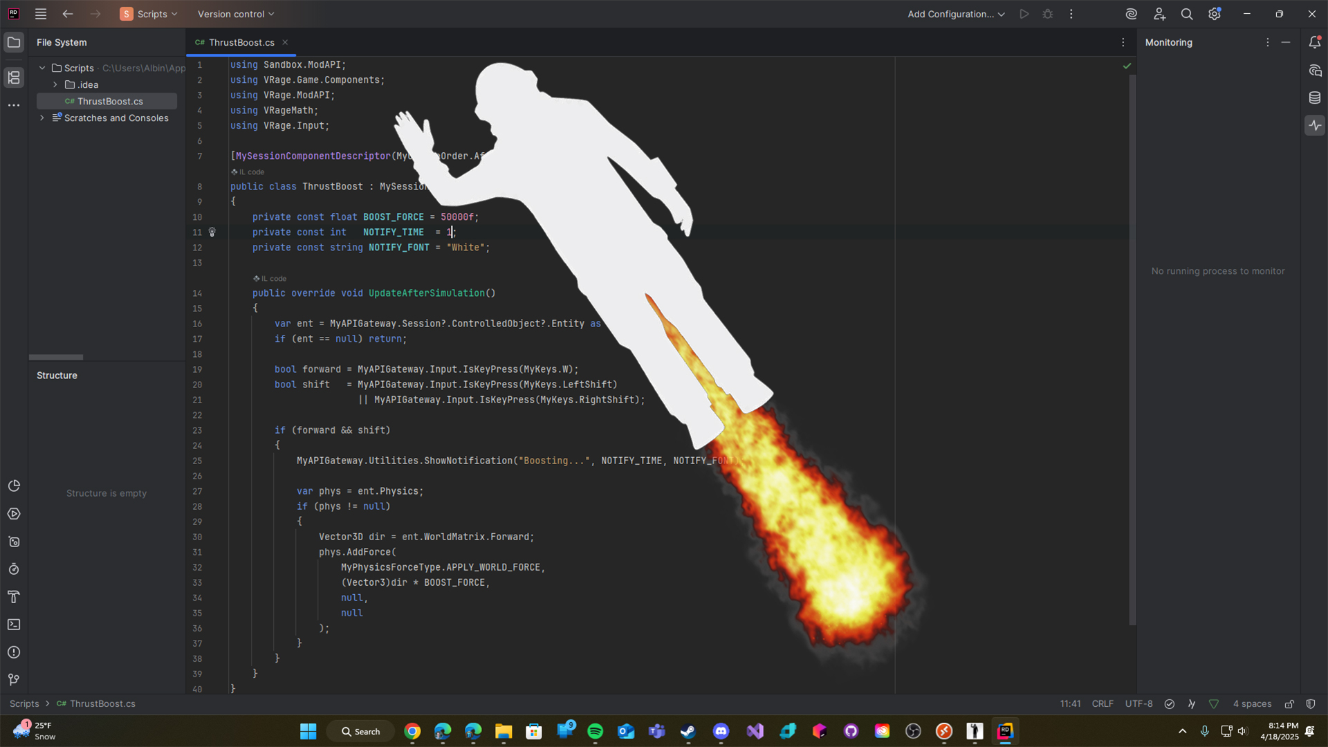 Jetpack Thruster Boost preview