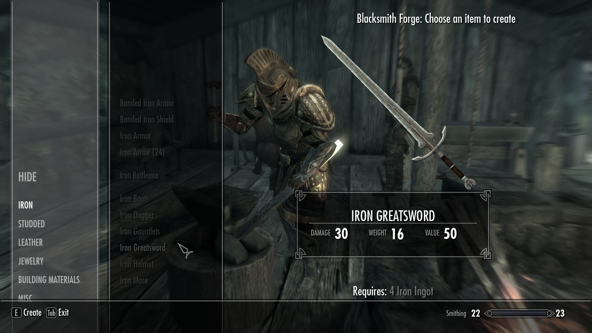 Easier Smithing: Weapons
