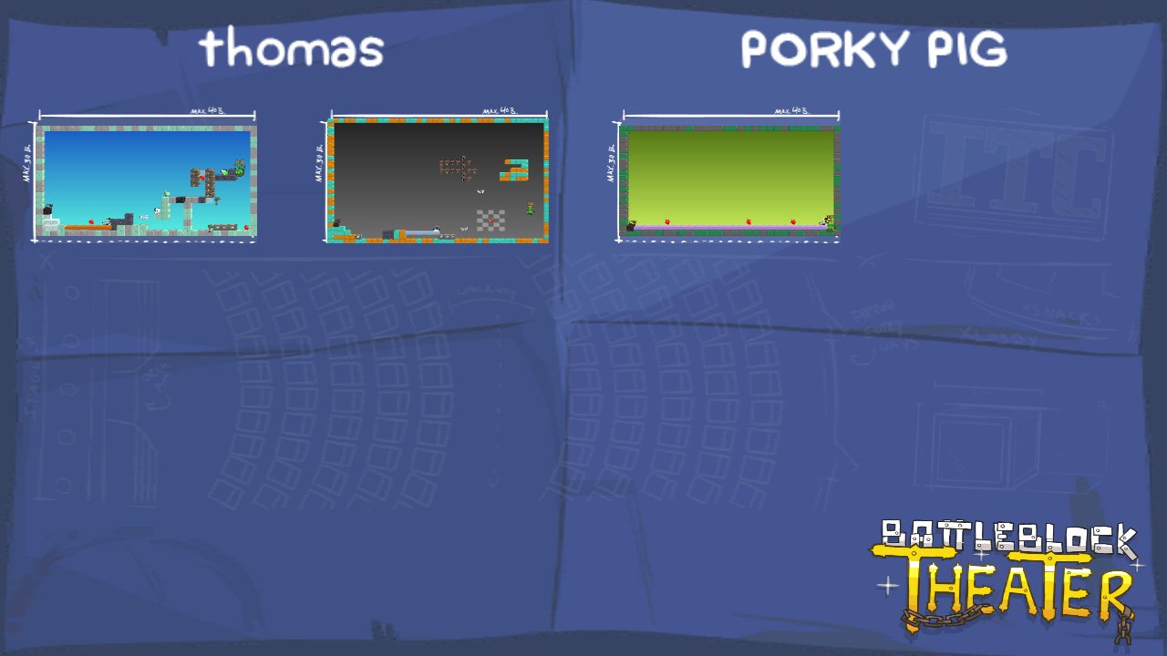 Thomas' first battle block theatre levels