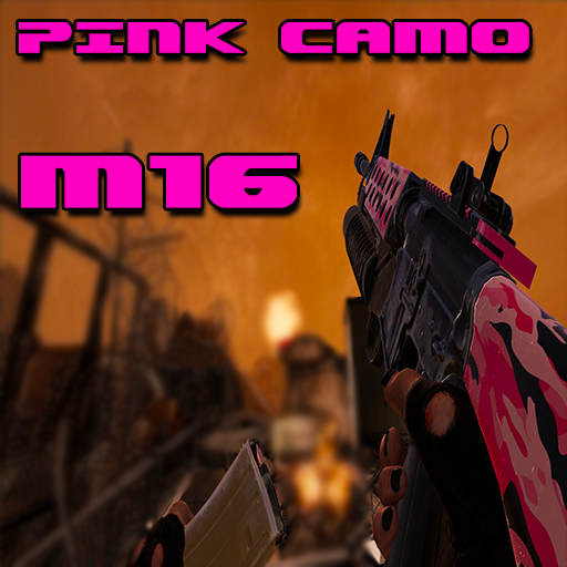 Pink Camo M16 w/ Tan Mag