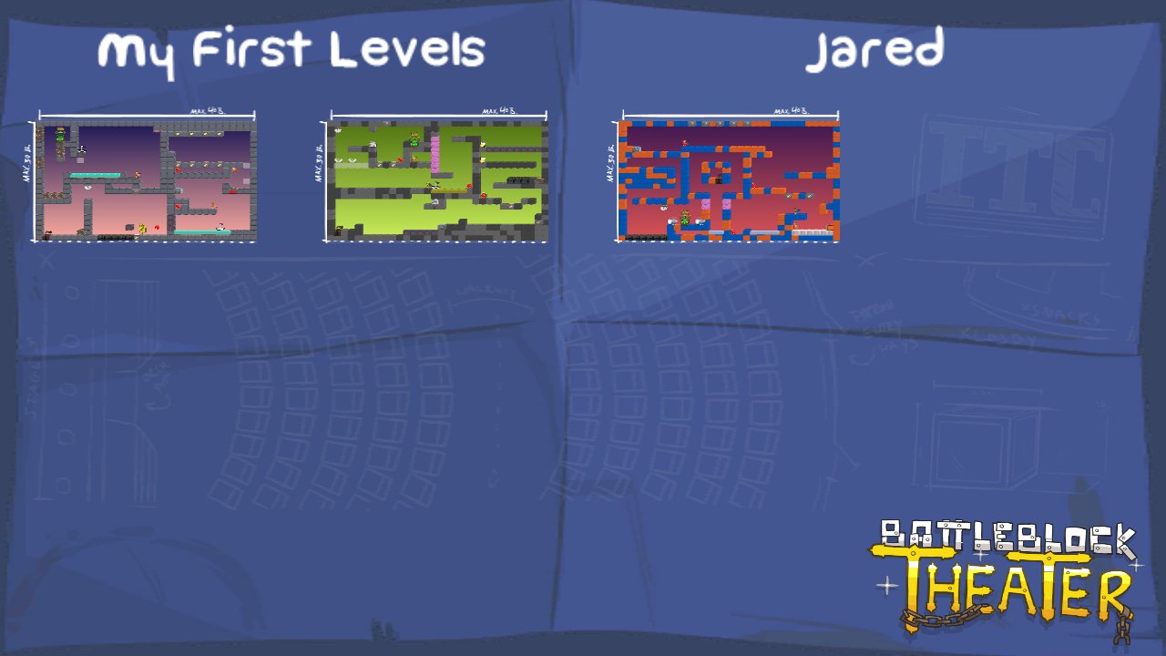 My First Levels