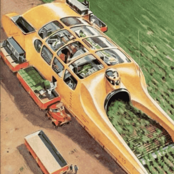 Best harvesting machine prototype+ interior