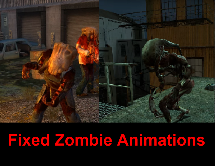 Fixed Zombine and Fast Zombie Animations