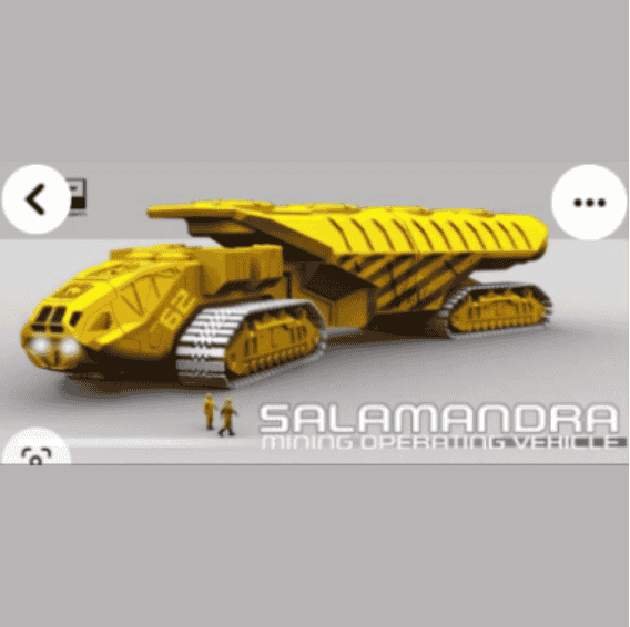Best mining operating vehicle Salamandra