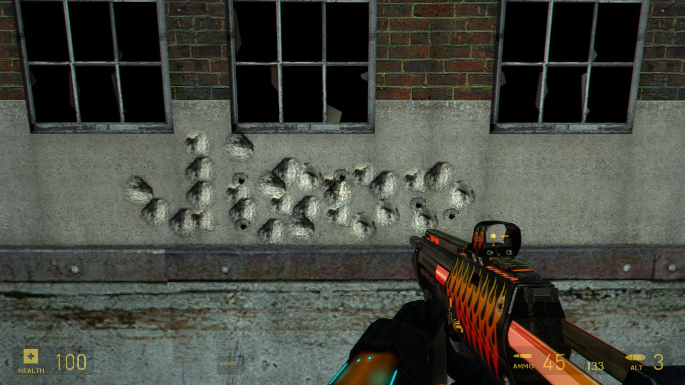 bullet impacts