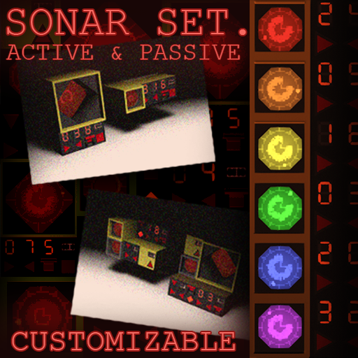 Active & Passive Sonar Set (Customizable)
