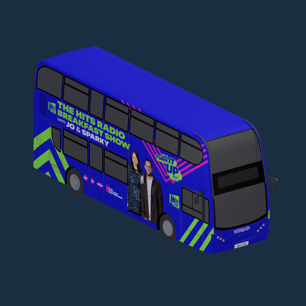 Nottingham City Transport 611 - Hits Radio