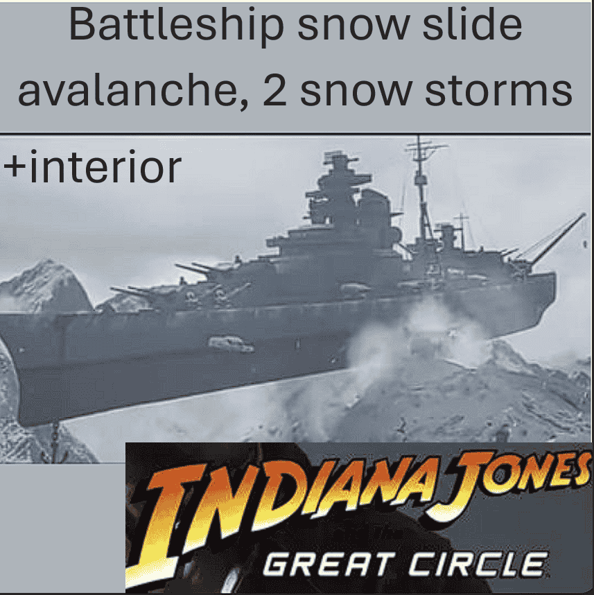 Best Battleship snow slide Indiana Jones adventure 1