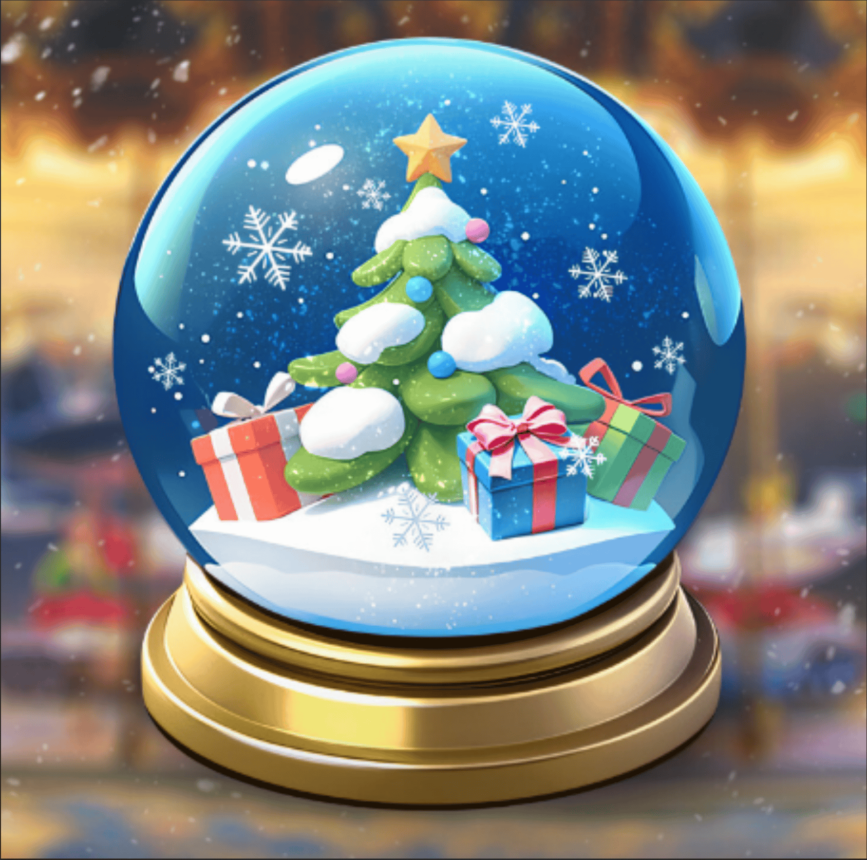 Snow globe earthquake generator
