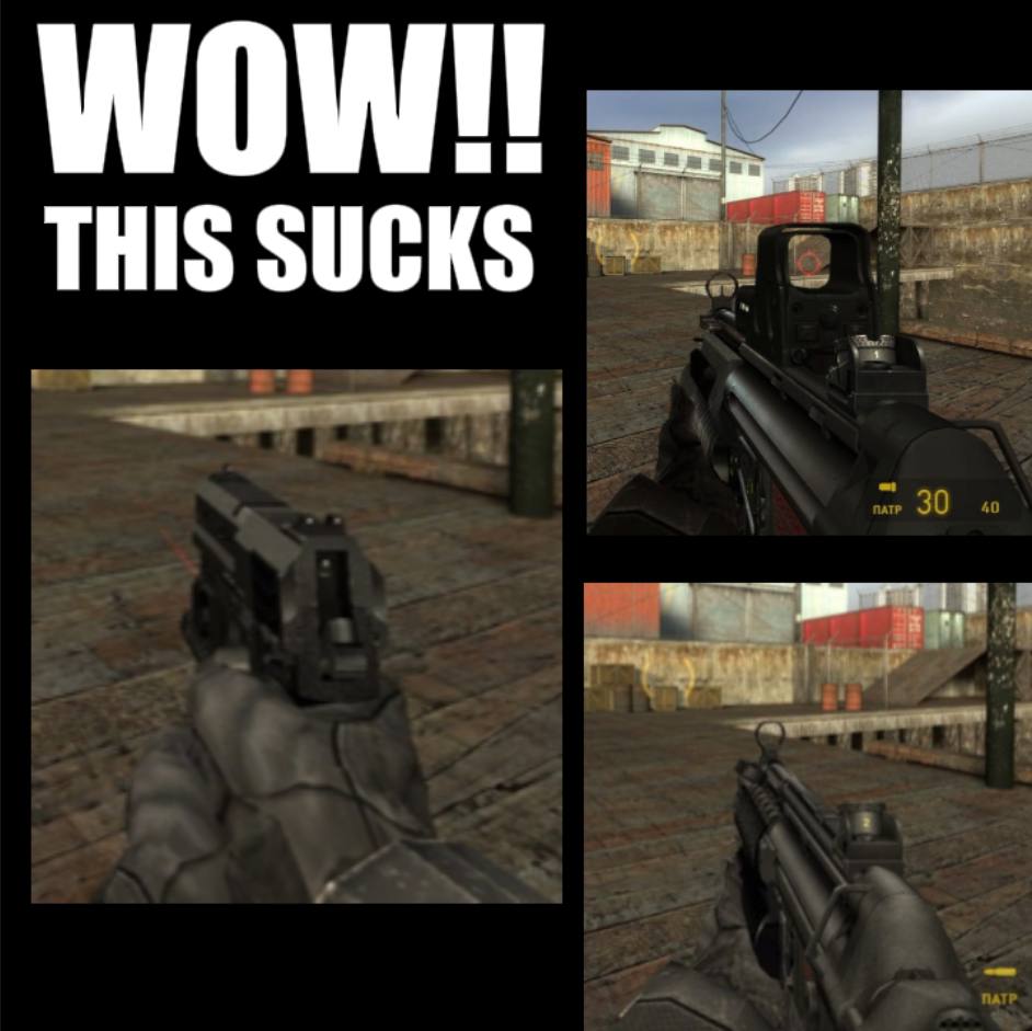 FFCM (aka Cinematic Mod) Weapons For HL2