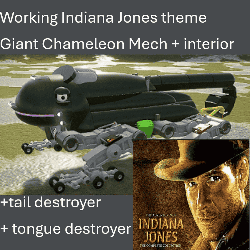Work.Indiana Jones Theme Giant Chameleon mech+ interior