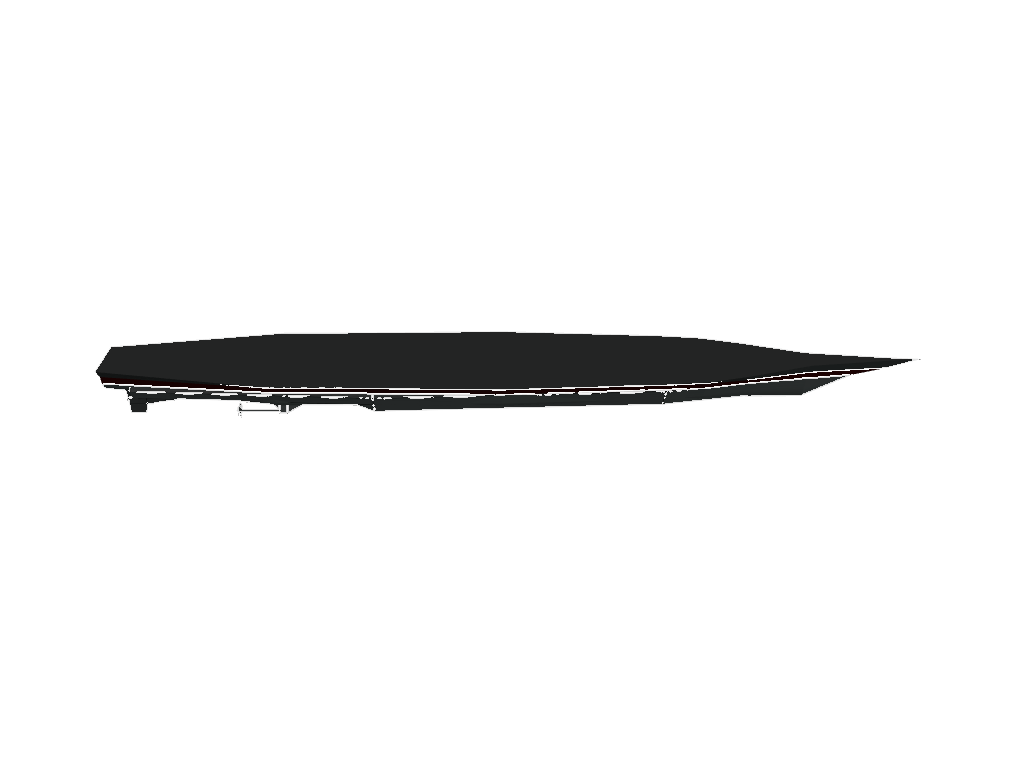 Blank battleship hull