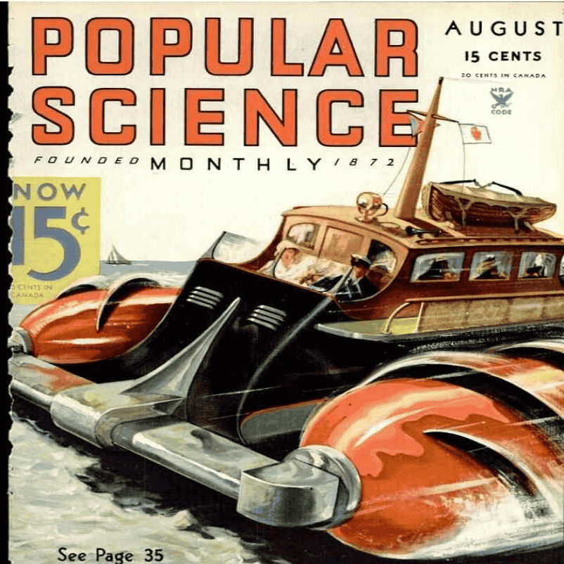 Tornado-shaped rotors boat